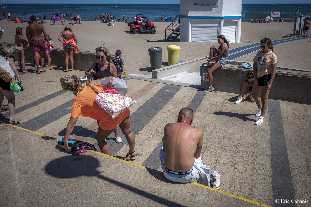 A Narbonne-Plage le 5 juillet 2020 Narbonne-Plage on July 5, 2020 Eric Cabanis Photojournalist
