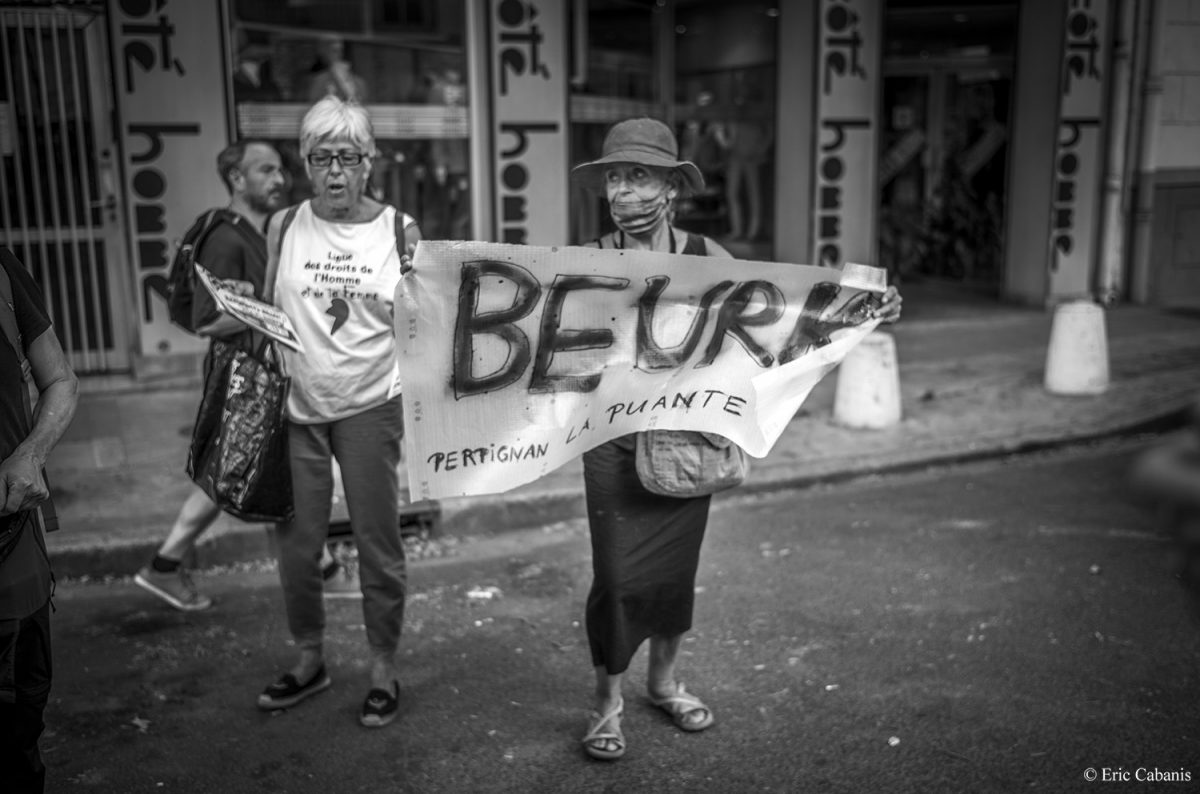 Manifestation nationale contre l'extrême-droite le 3 juillet 2021 à Perpignan Eric Cabanis Photographer