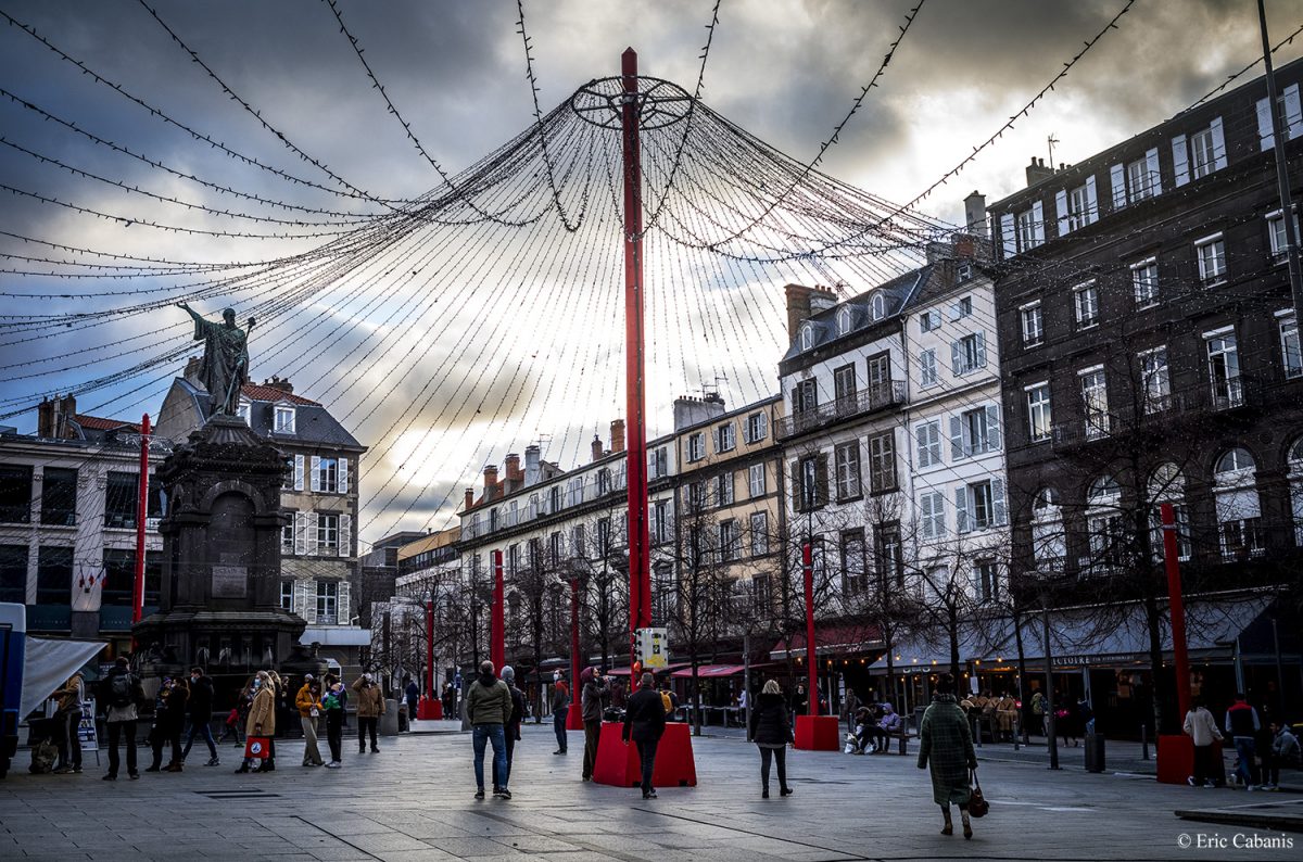 Downtown Clermont-Ferrand, central France, December 30, 2020 Eric Cabanis photographer