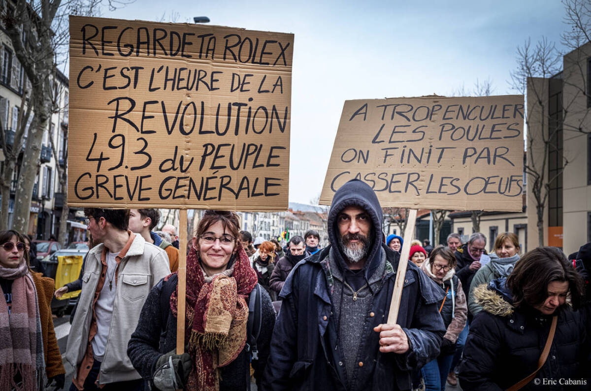 Manifestation contre la réforme des retraites, 7 mars 2023 Clermont-Ferrand